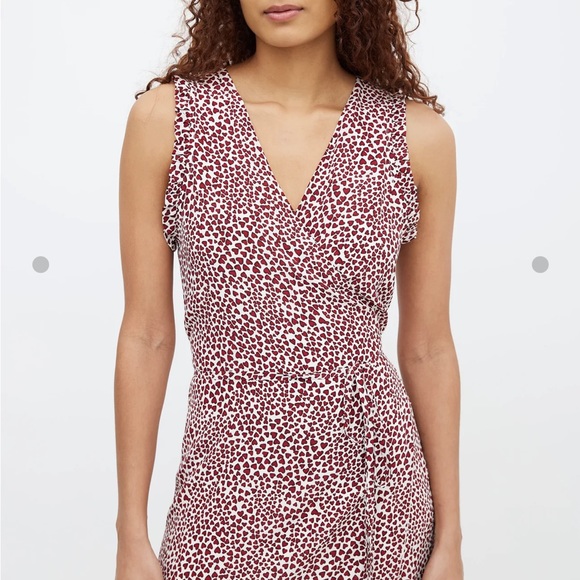 ANINE BING Silk Wrap Dress - LEAH WRAP - Wild Heart - Picture 10 of 10